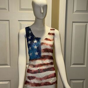 Venus stars and stripes lightweight sheer front tank